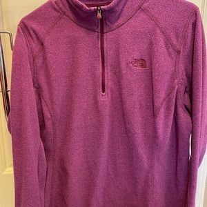 North Face 3/4 zip fleece